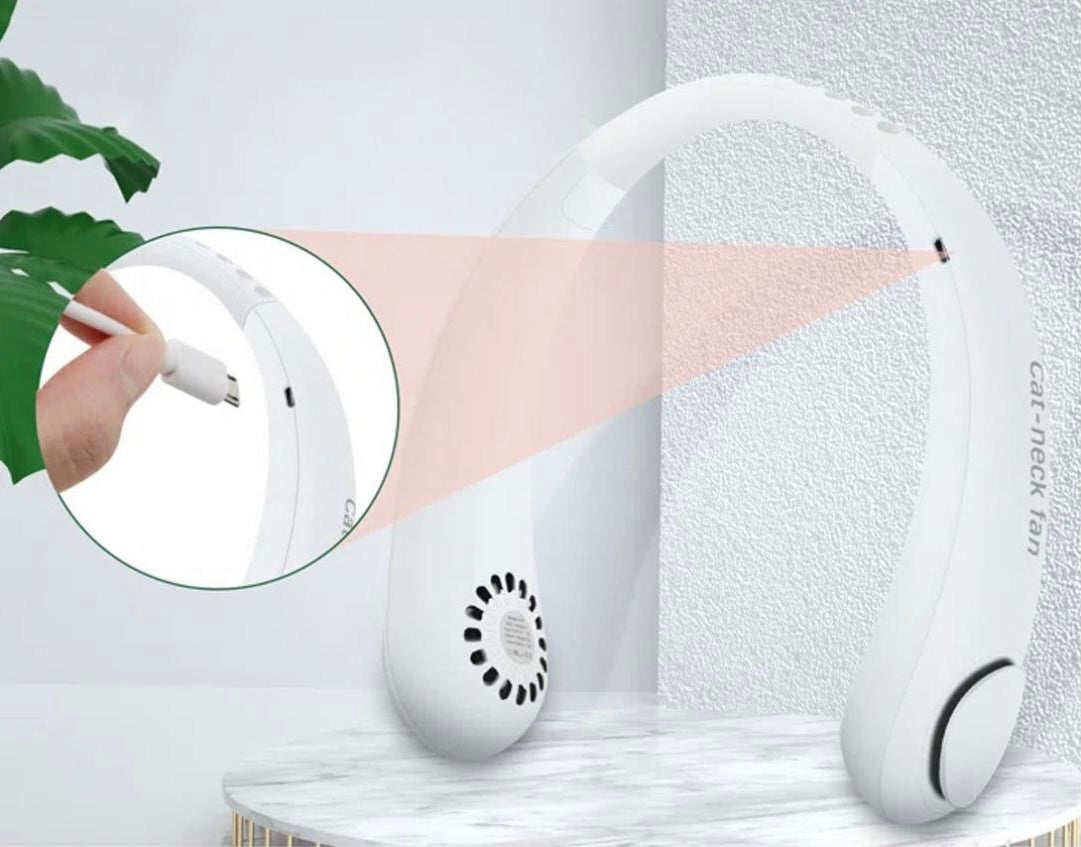 Ventilateur tour de cou – Silencieux & Rafraîchissant