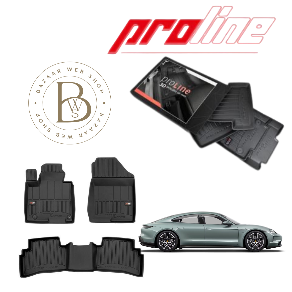 TAPIS 3D PROLINE PORSHE TAYCAN 2019+