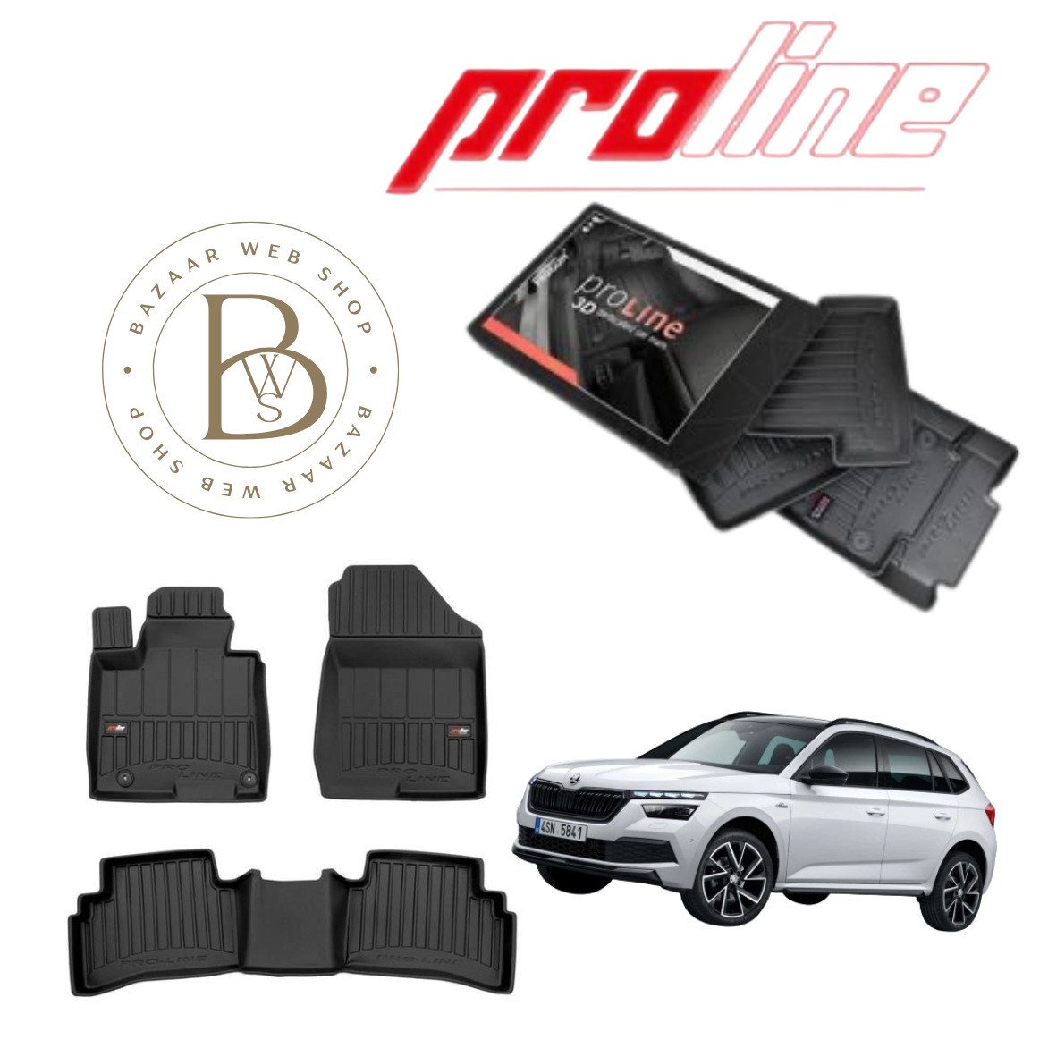 TAPIS 3D PROLINE SKODA KAMIQ