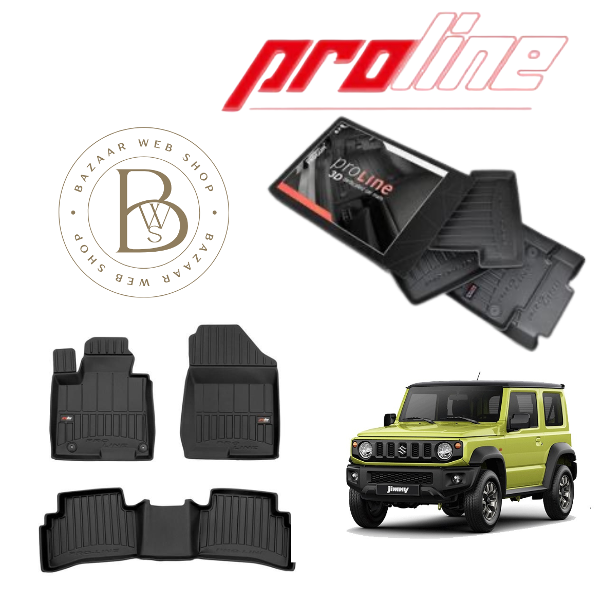 TAPIS 3D PROLINE SUZUKI JIMNY IV 2018+