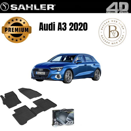 TAPIS SUR MESURE 4D AUDI A3 2020 >