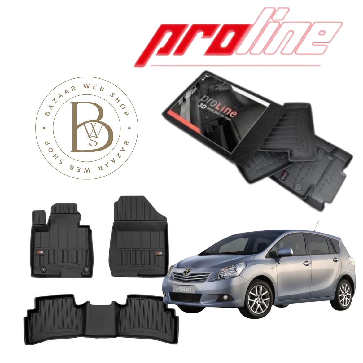 TAPIS 3D PROLINE TOYOTA VERSO 1995-2005