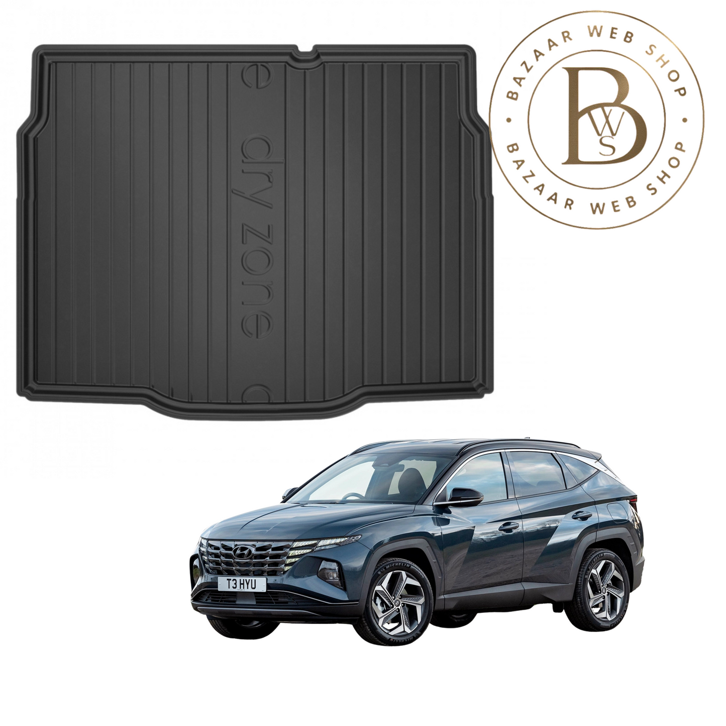 Tapis de Coffre DryZone – Sur Mesure & Haute Protection pour HYUNDAI TUCSON 2020+