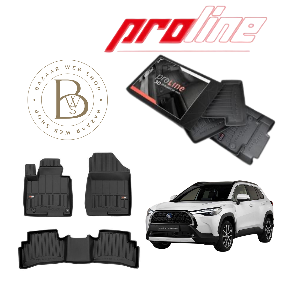 TAPIS 3D PROLINE Toyota Corolla Cross 2021+