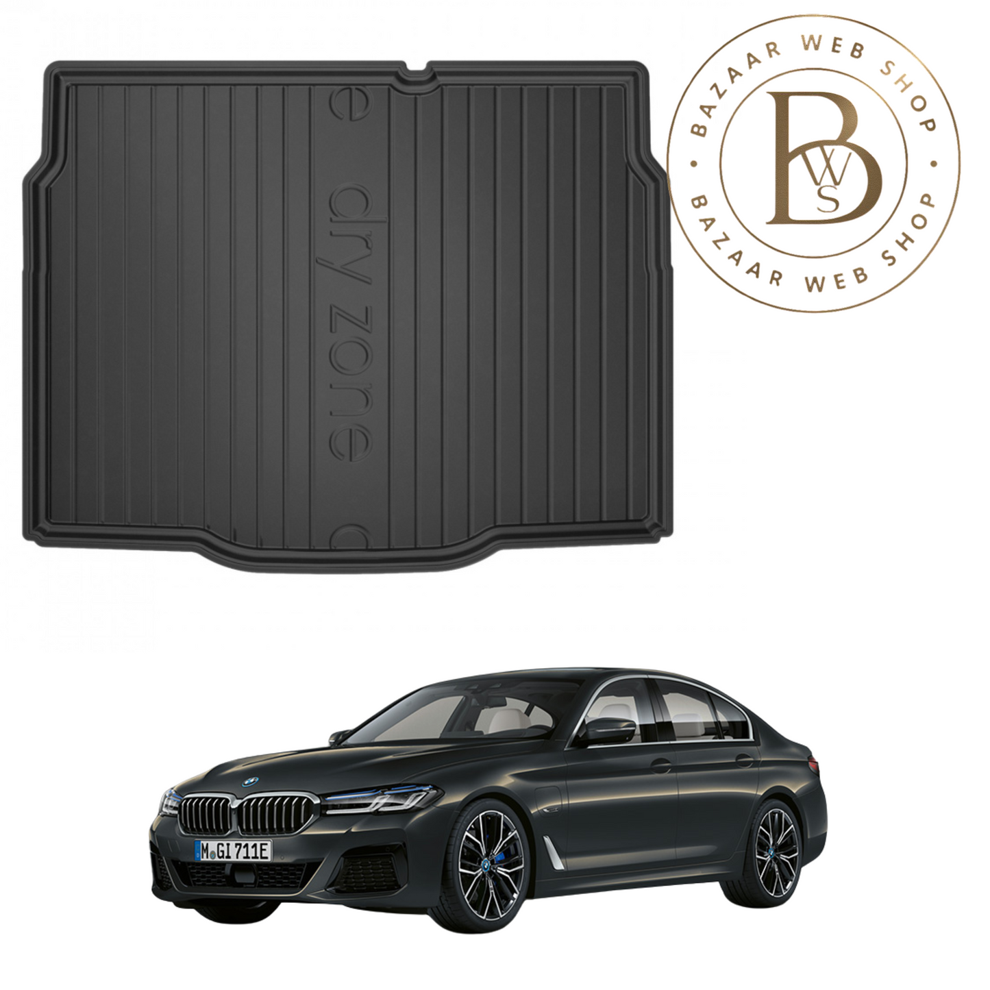 Tapis de Coffre DryZone – Sur Mesure & Haute Protection pour BMW SERIE 5 G30