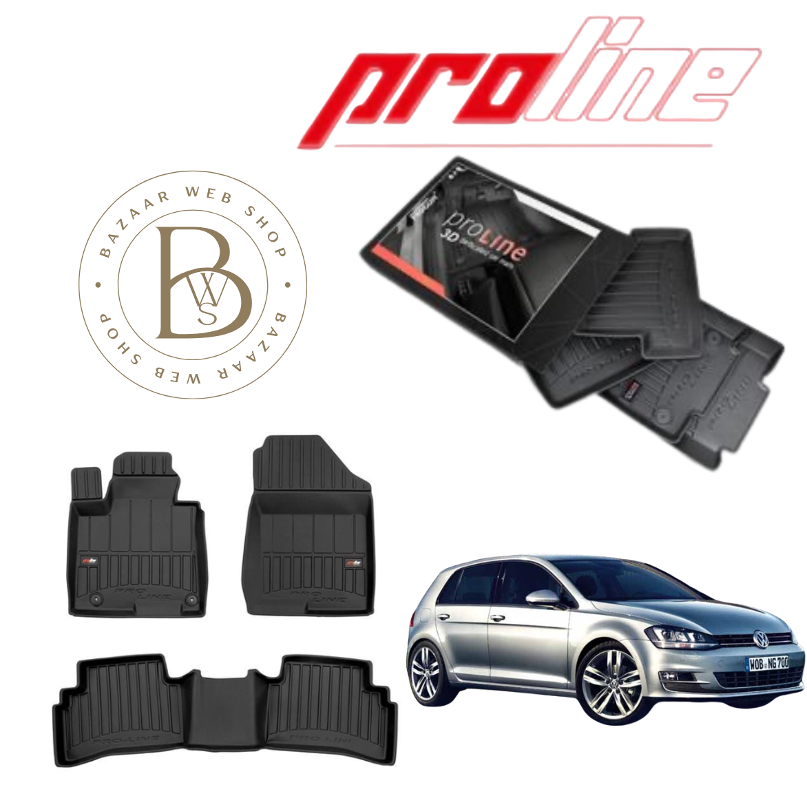 TAPIS 3D PROLINE VW GOLF 7