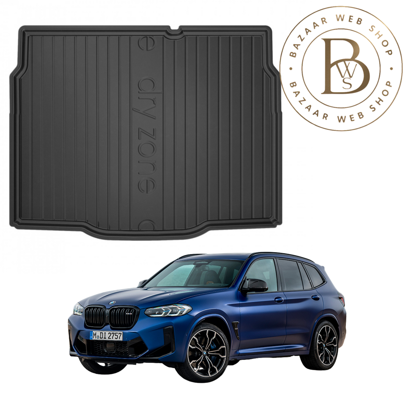 Tapis de Coffre DryZone – Sur Mesure & Haute Protection pour BMW X3 G01 2017+