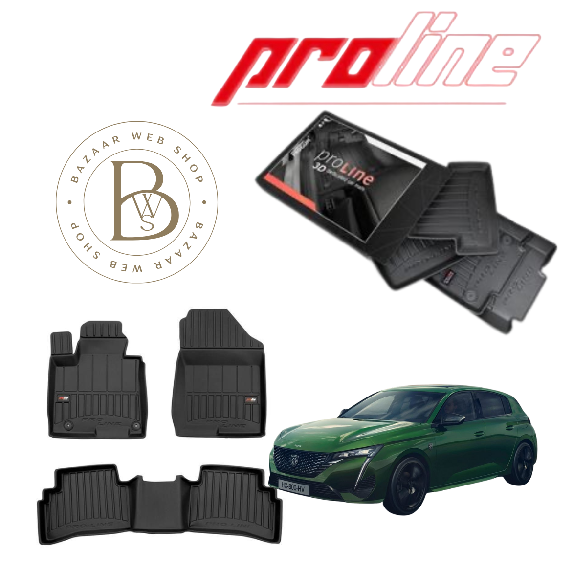 TAPIS 3D PROLINE PEUGEOT 308 III 2021+