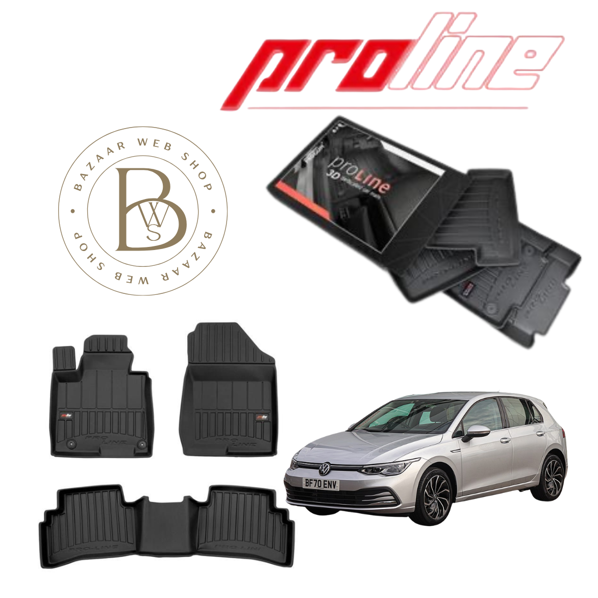 TAPIS 3D PROLINE VW GOLF 8 20+