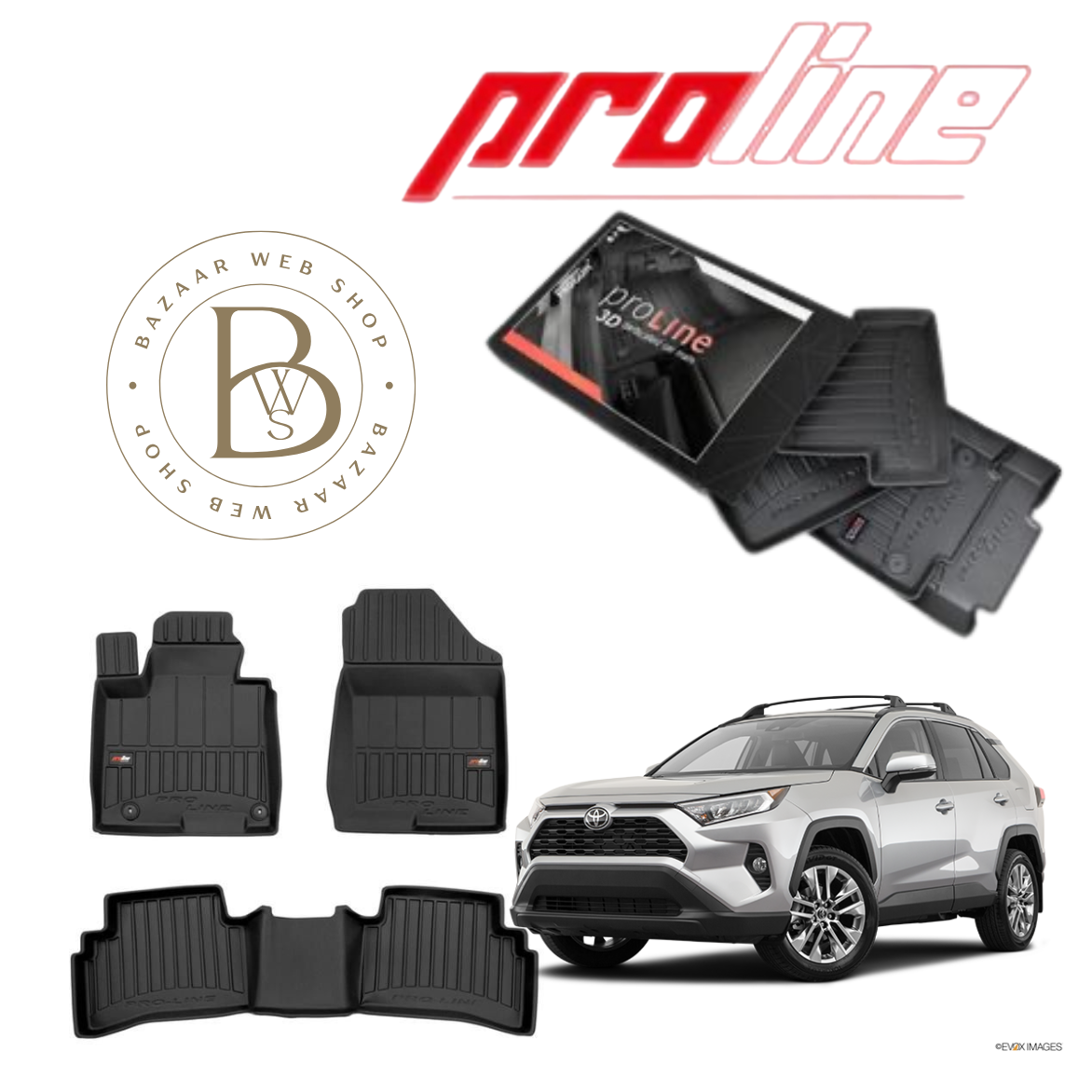 TAPIS 3D PROLINE Toyota RAV4 V 2019+